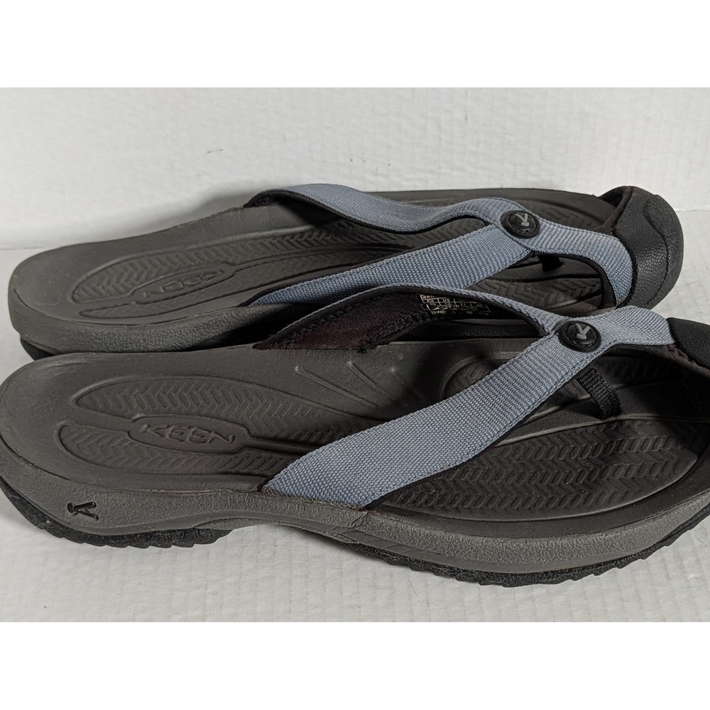 KEEN Men's Sport Outdoor Sandals Gray Black Size 12 US Hiking Water Sandals